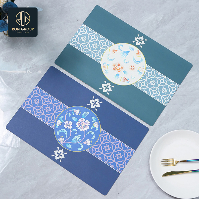 Simple European-Style Restaurant PVC Coaster Non-Slip Insulation Pad Household Dining Placemat