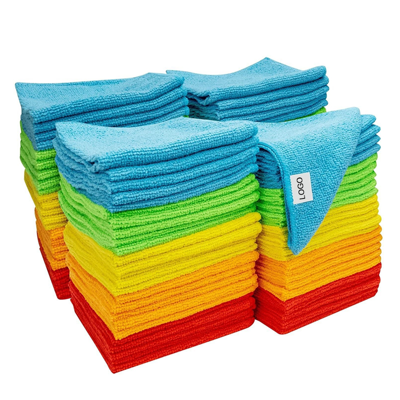 Wholesale Reusable Ultra Absorbent Washable Multi-Color Stackable Kitchen Towel Bulk Pack for Commercial Kitchens Restaurants Home Use