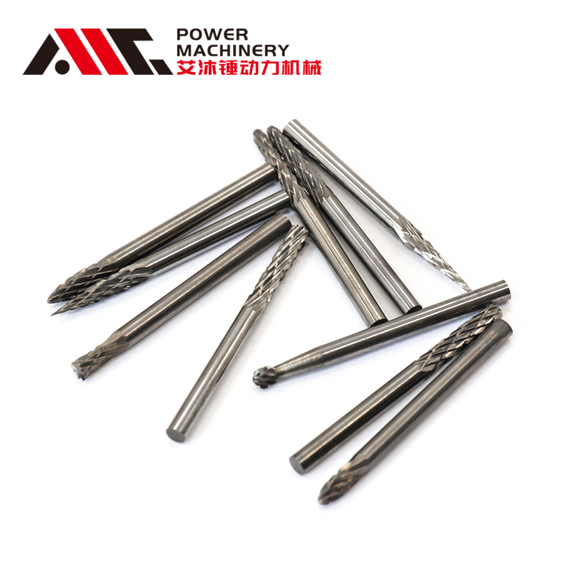 Single Cut a Type Head Tungsten Carbide Rotary File Tool Point Burrs