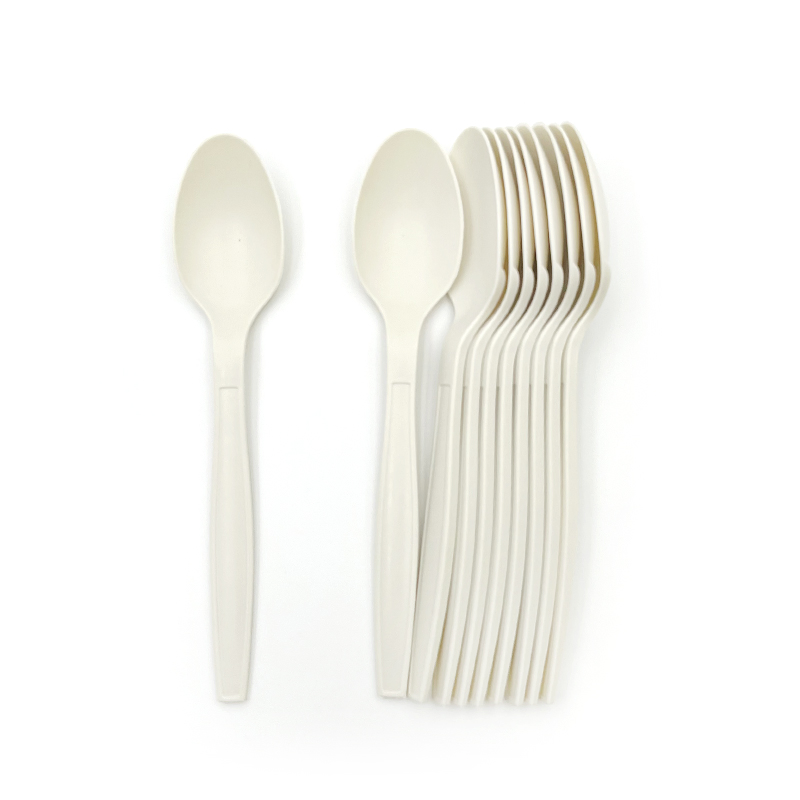 7 Inch Cutlery Bulk Pack 1000 Pieces Eco Friendly Biodegradable Spoon Utensils