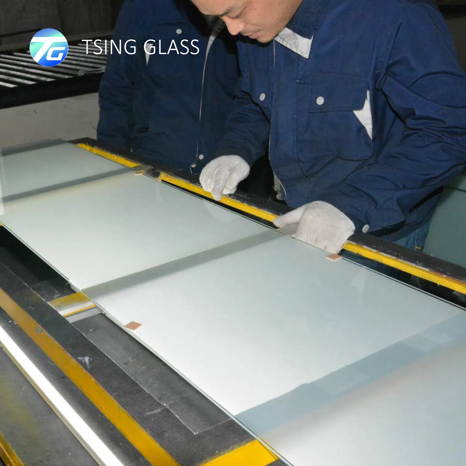 Frosted/Sandblasted Tempered Glass /Acid Etched Tempered Shower Glass for Shower Room Door Curtain Wall
