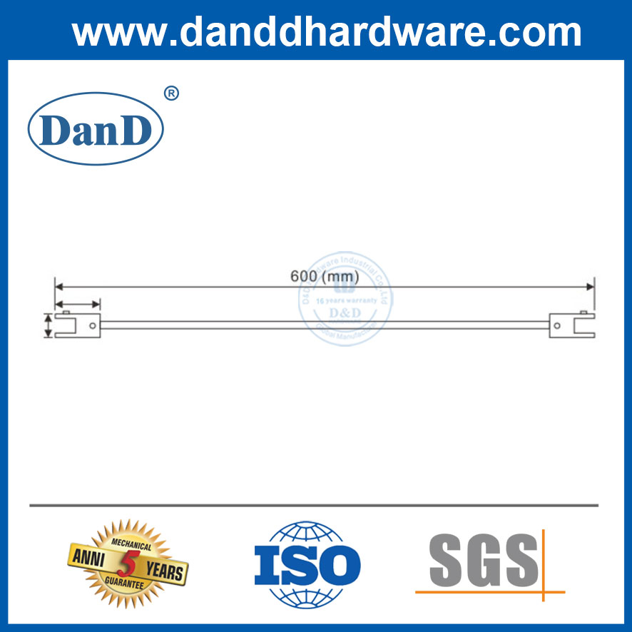 Adjustable Bathroom Telescopic Rods Stainless Steel Shower Rod