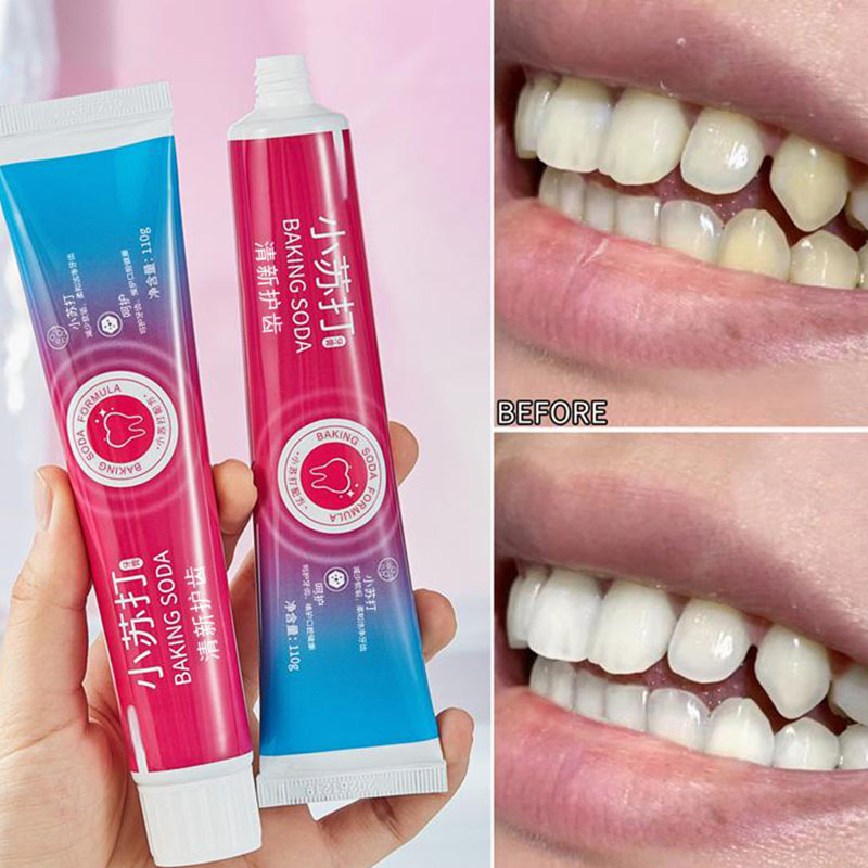 Baking Soda Toothpaste Breath Clean Teeth