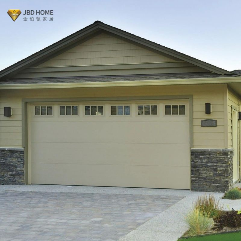 Automatic Aluminum Garage Door Sectional Vertical Folding Garage Door for Homes