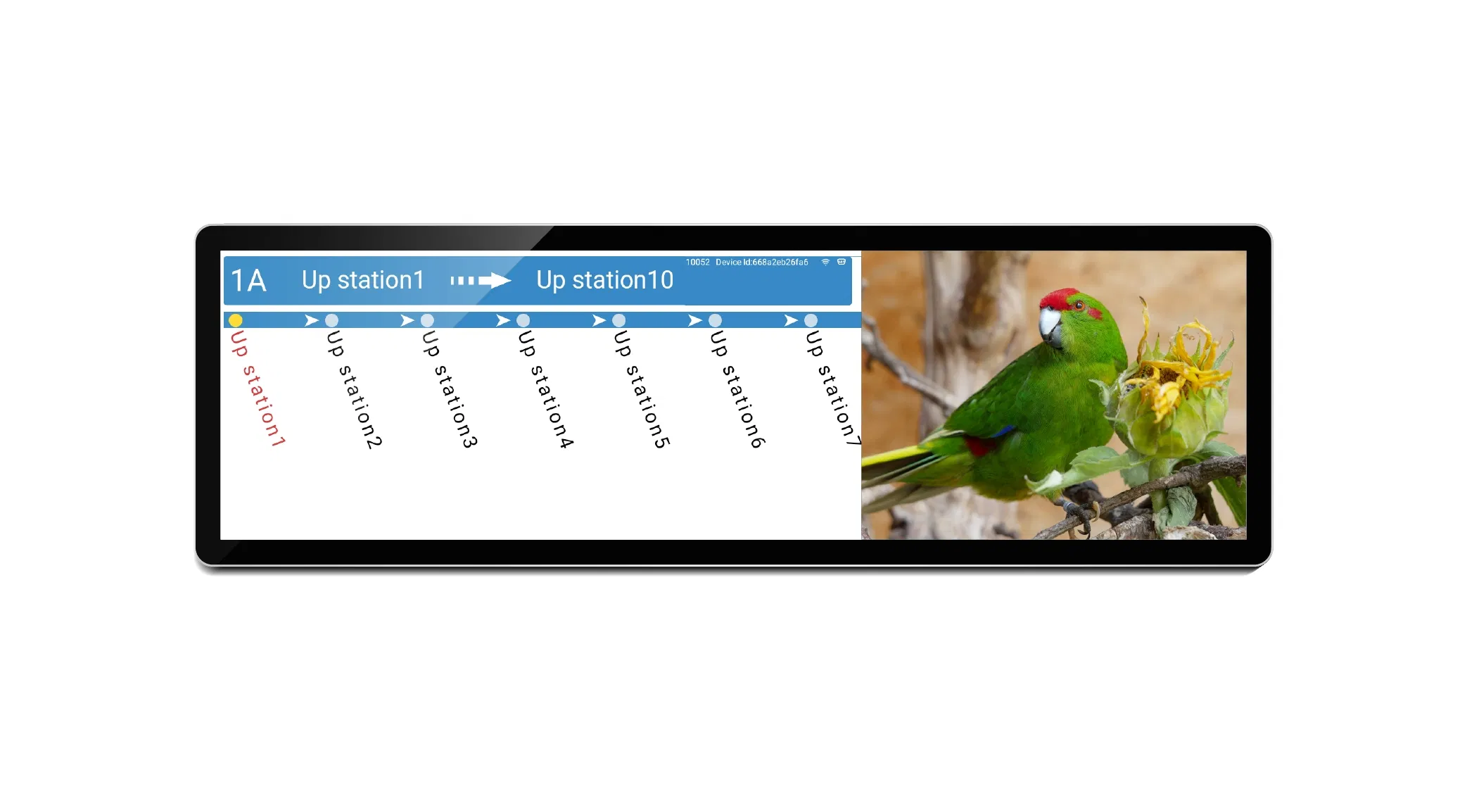 28.6 Inch LCD Passenger Display Screen with Bus Stop Announcement System