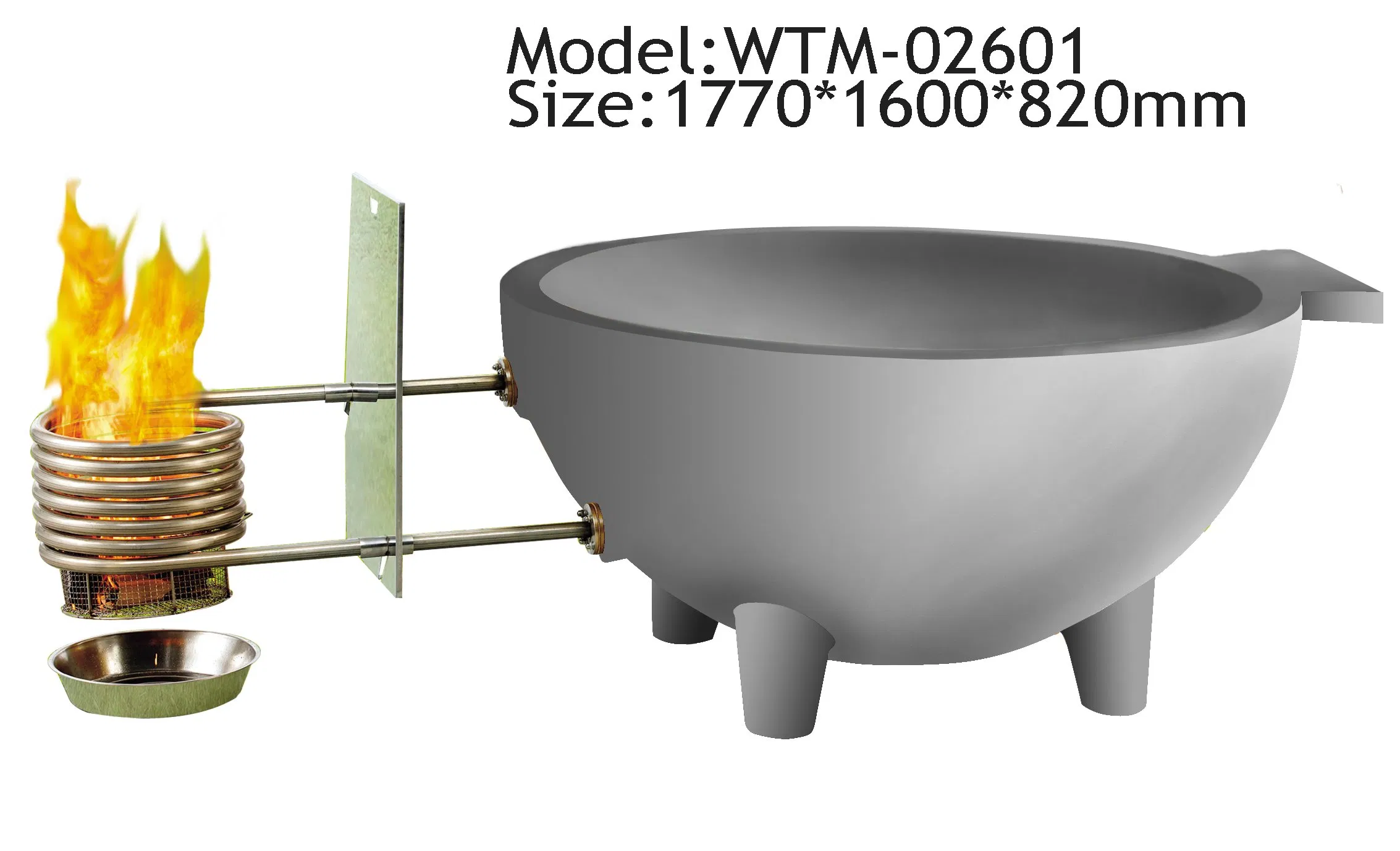 Дровяной подогреватель для SPA ванны Dutch Hottub