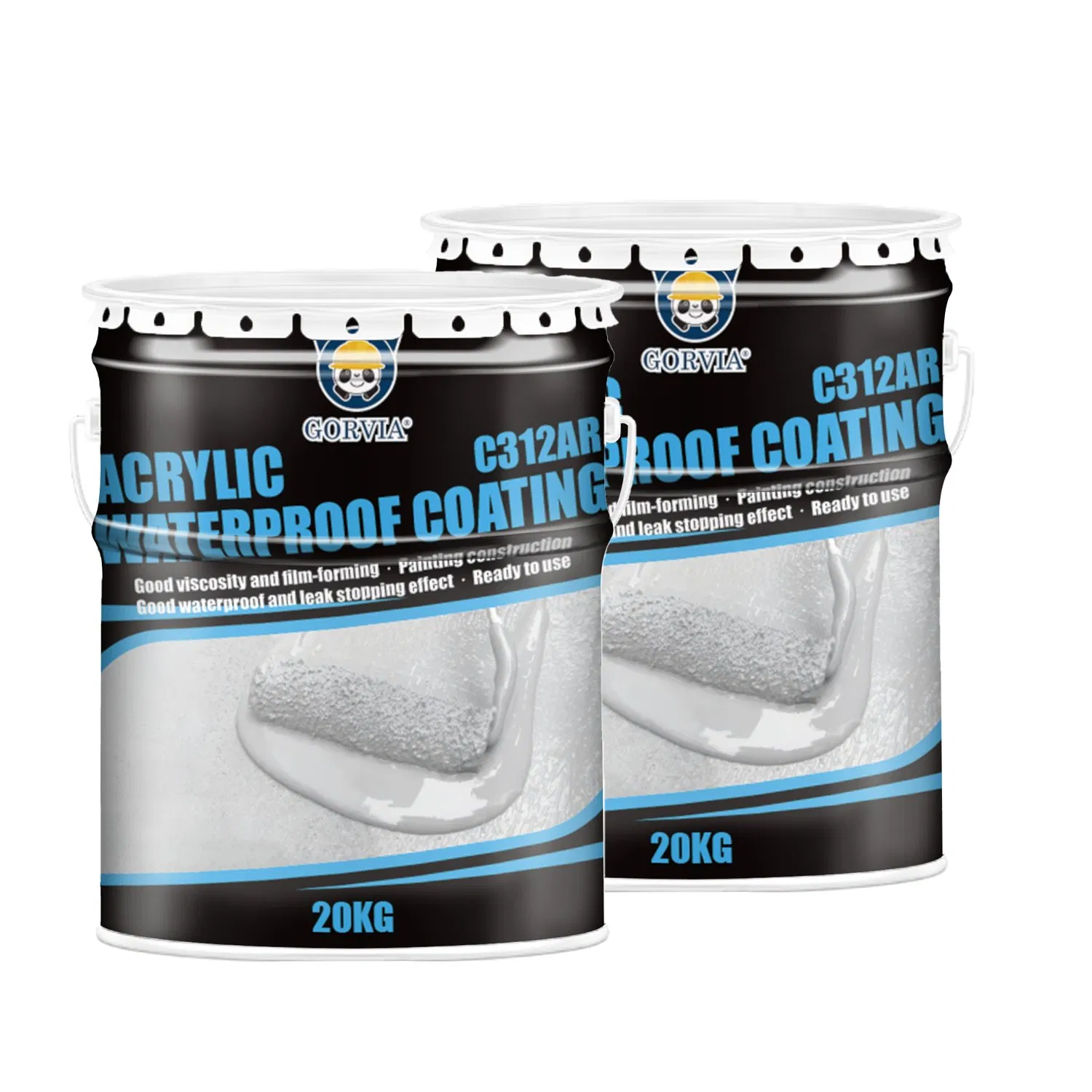 C312A 20kg Good Waterproof and Leak Stopping Effect Transparent Acrylic Waterproof Coating