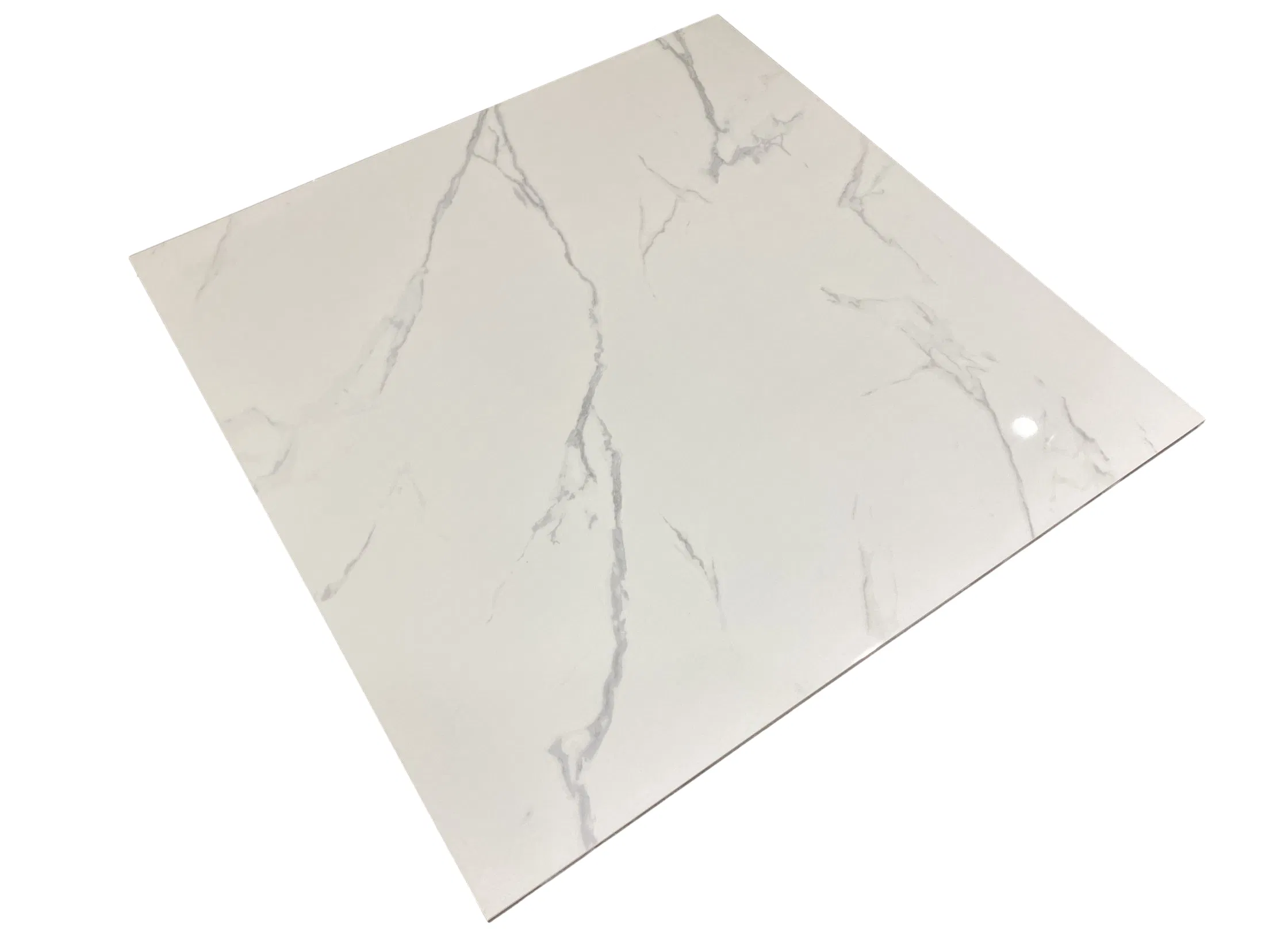 Super White Porcelain Floor Tiles for Indoor House Living Room Floor 600*600