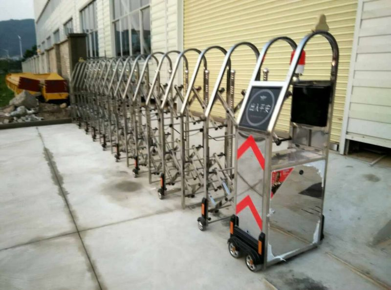 Electric Automatic Stainless Steel Sliding Folding Driveway Gate (HF-1010)