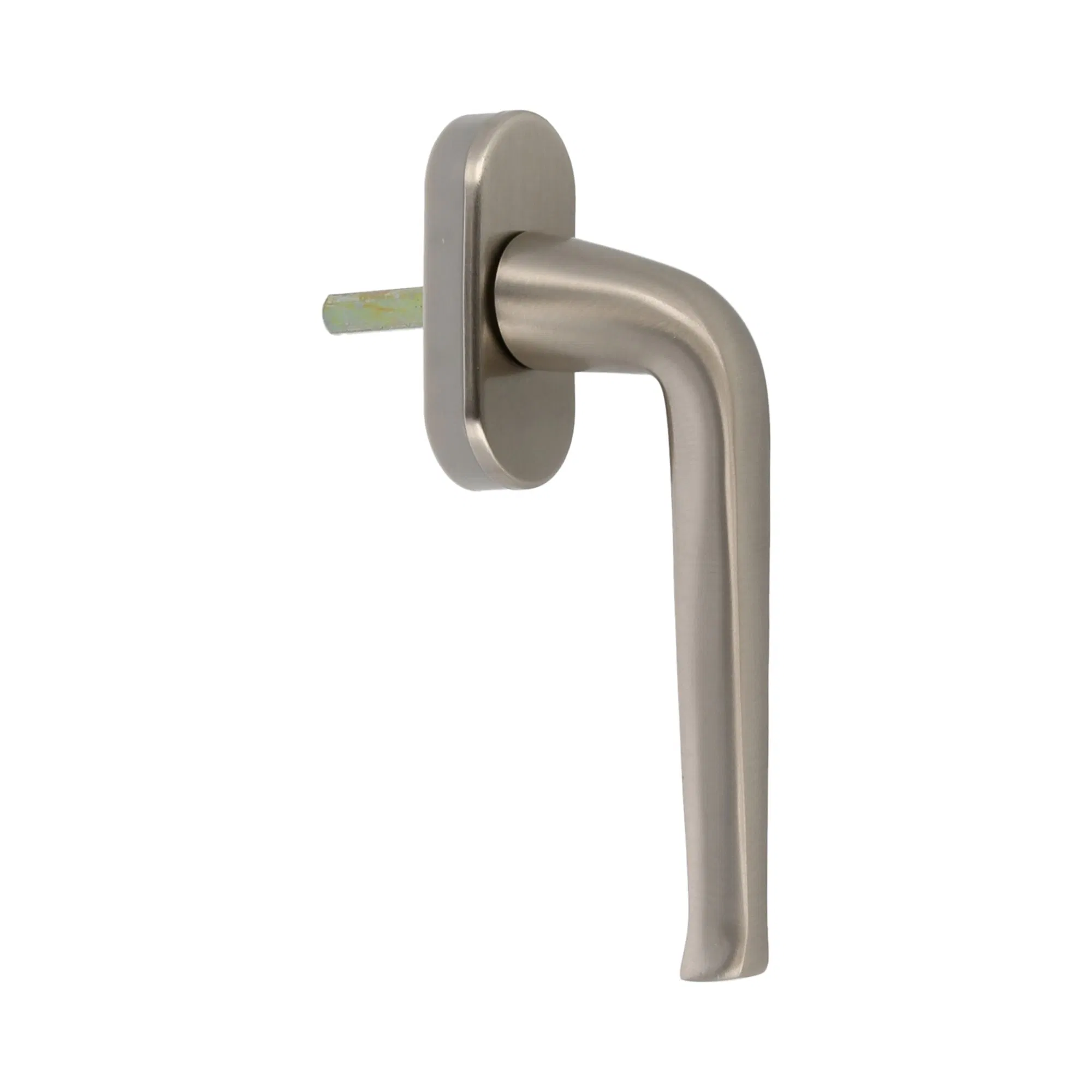 European Spain 360 Degree Stainless Steel Double Bend Oval Base Hollow Tube Window Handle