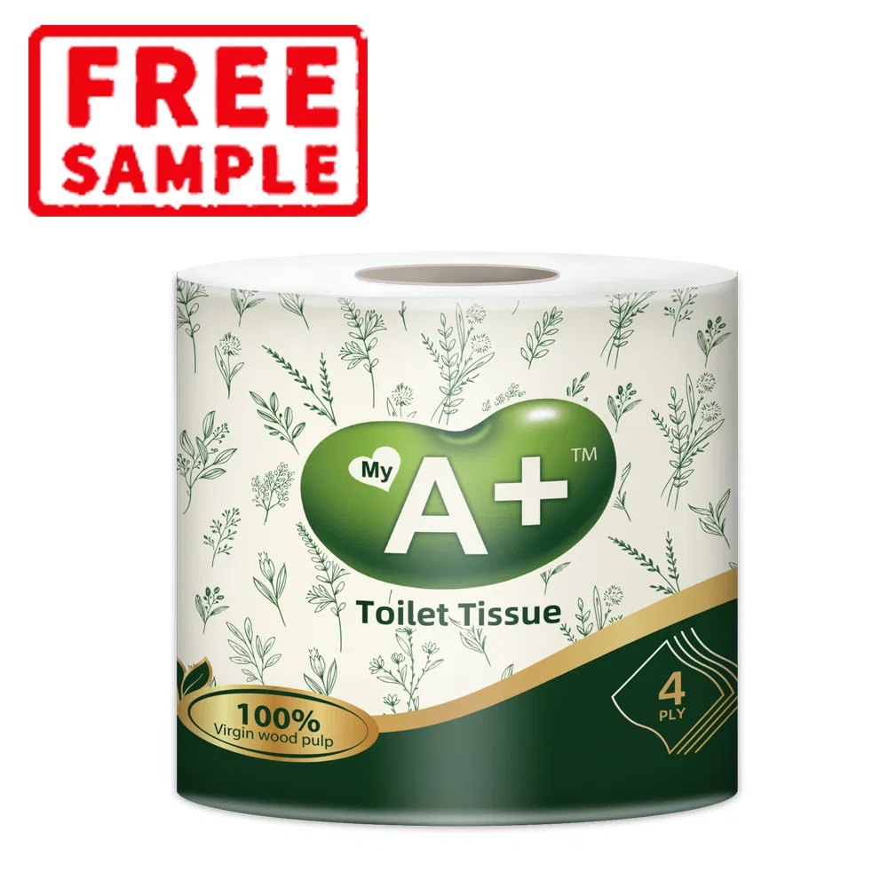Bathroom Paper Household 4 Layers Strong Eco-Friendly Toilet Paper Roll Paper