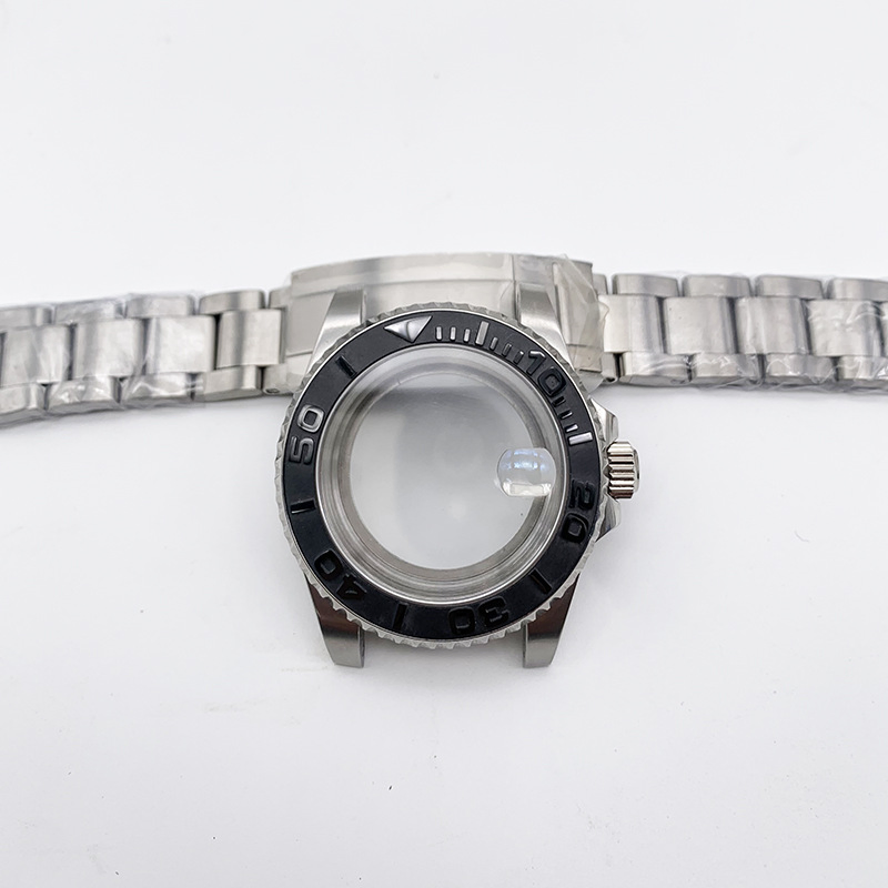 High Quality China Factory 40mm Watch Case Parts Sapphire Glass Diver Automatic Calendar Luxury Men Mechanical Watch