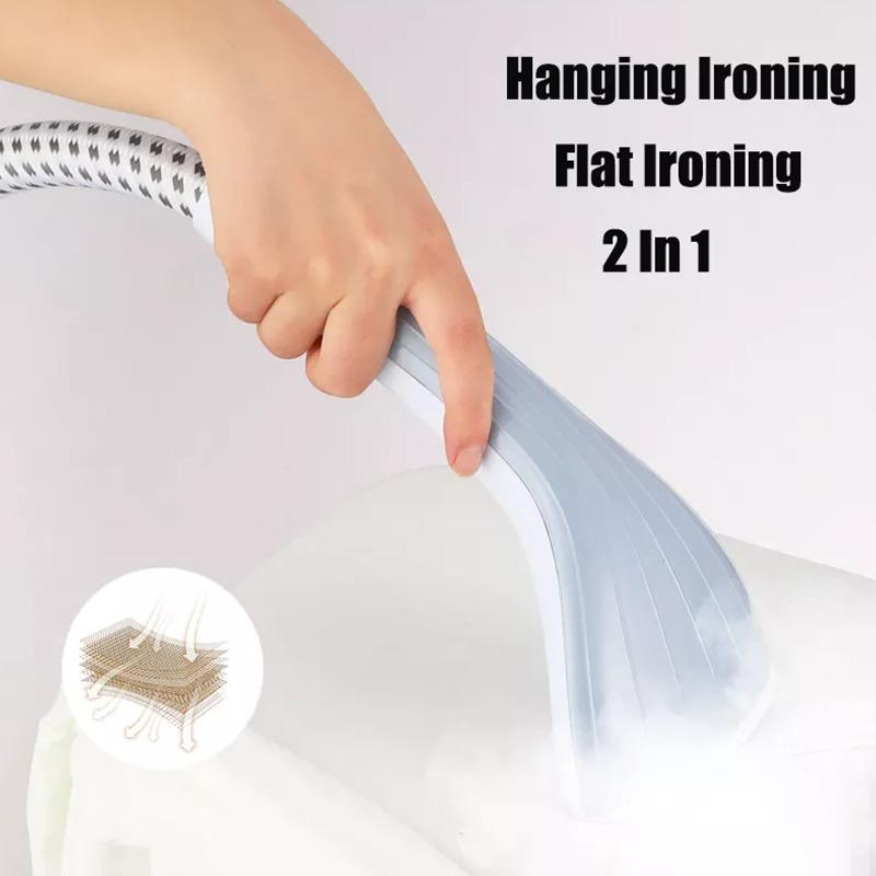 Standing Vertical Garment Steamer and Strong Horizontal Steam Iron with Iron