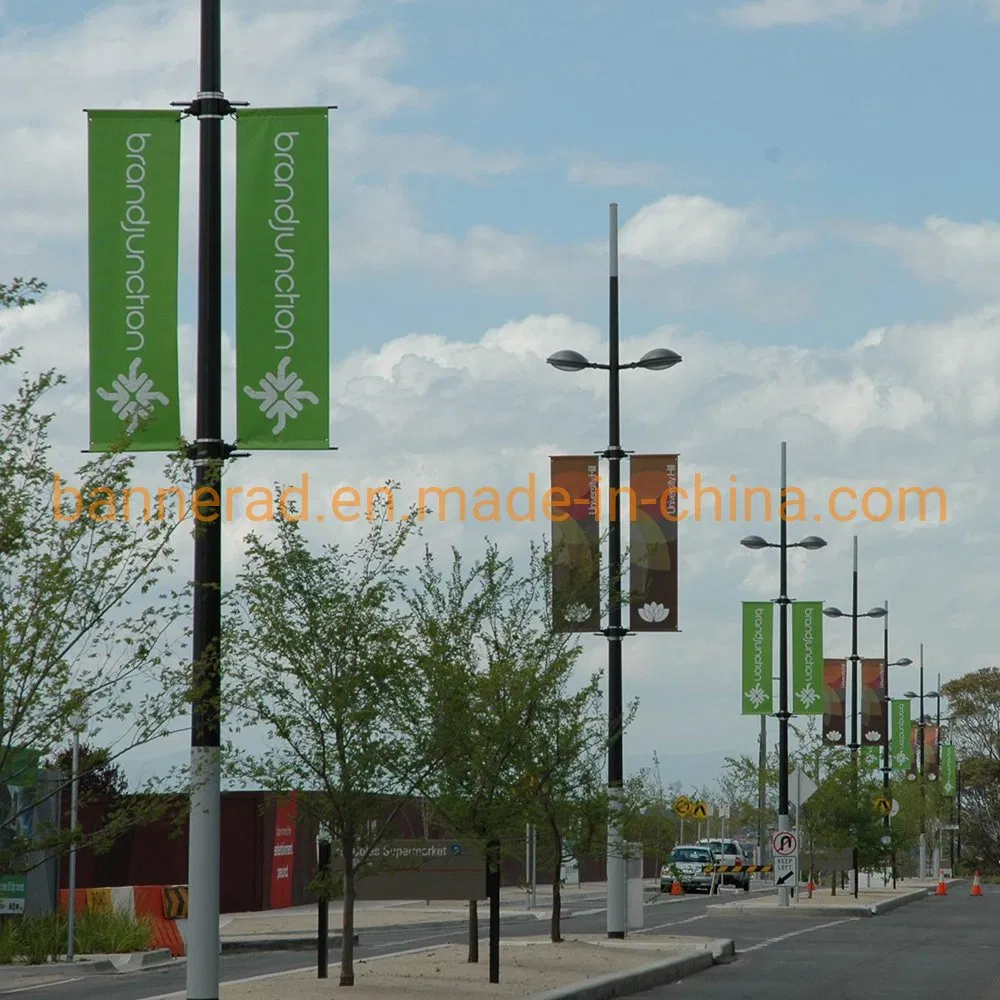 Quality Outdoor Banner Clamp Anti-Rust and Easy-to-Install Advertising Flagpole