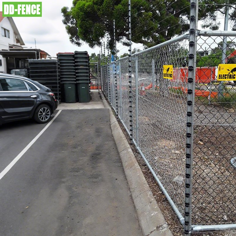 Solar Powered Electric Fence Energizer Alarm System High Security Chain Link Fence Wire Electric Fencing Post Farm Electric Fence