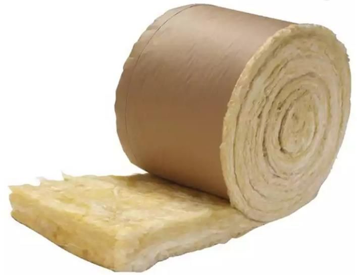 Building Materials Roofing Fiberglass Thermal Insulation Laminated Kraft Paper Glass Wool Blanket