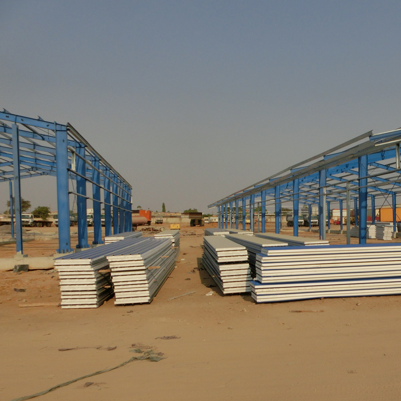 Steel Structure Factory Prefabricated Warehouse, Workshop Q345b/Q235B