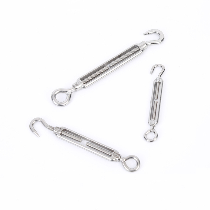 M6 European Type Heavy Duty 304 316 Ss Turnbuckle Opened Body Tensioner for Heavy Industry Applications