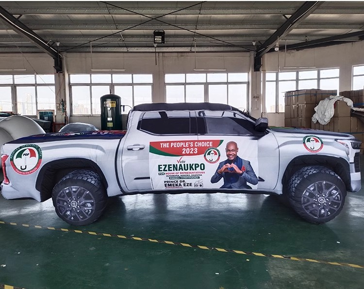 Boyi Inflatable Advertising Bike Motorbike Car Vehicle Model