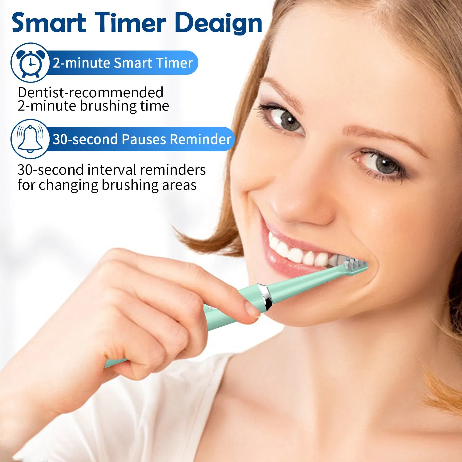 Oral Soft-Bristled Replacement Electric Toothbrush Heads Electric Toothbrush for Adult