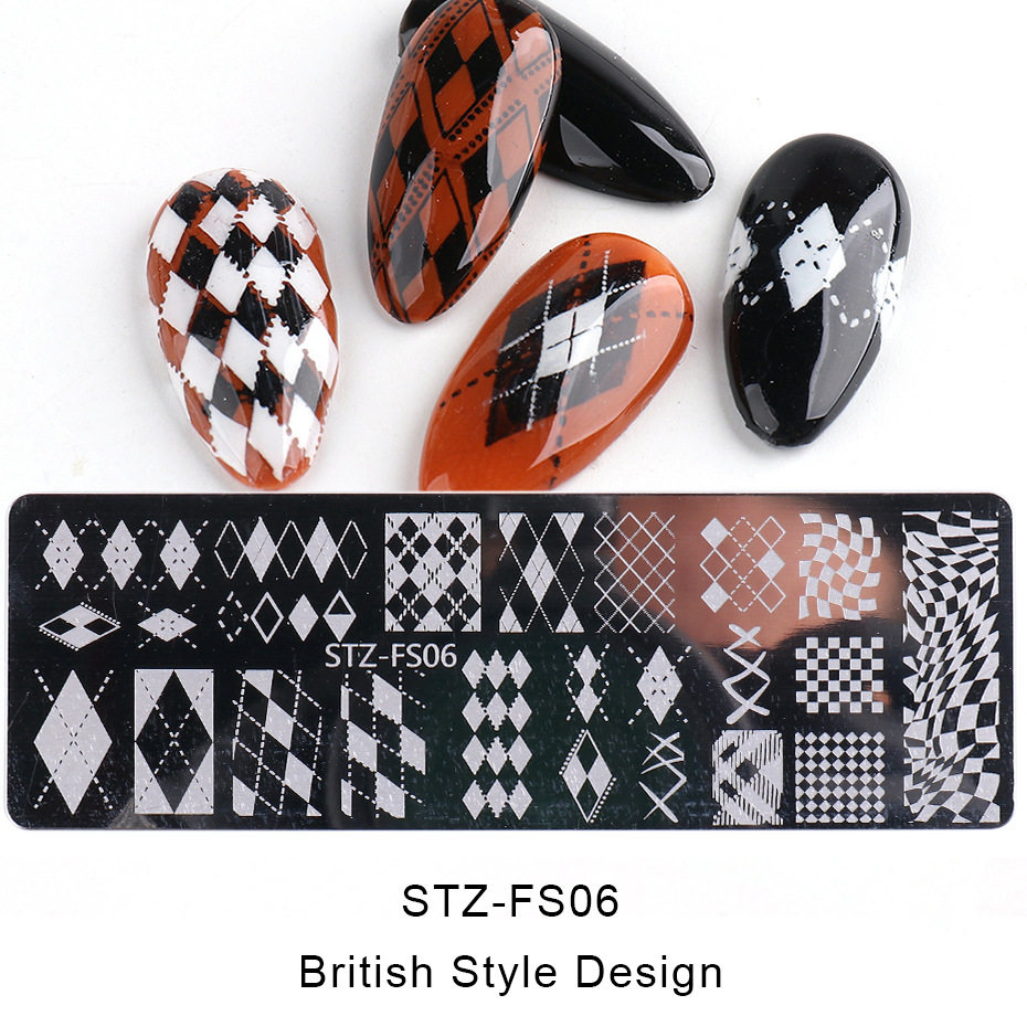 Nail Art Template Printing Nail Polish Stamping Plates