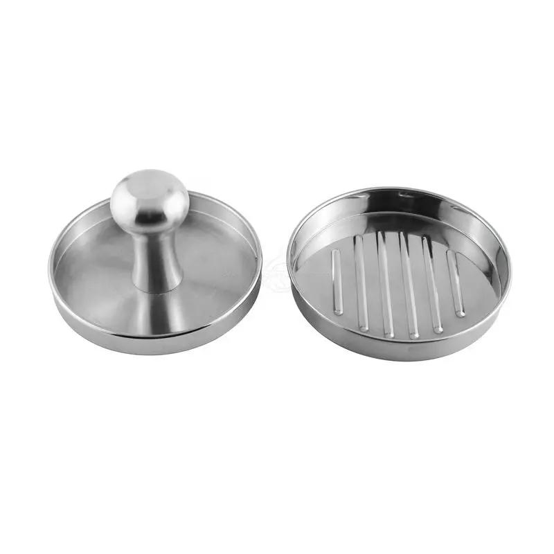 BBQ Hamburger Press Stainless Steel Burger Press Non-Stick Hamburger Patty Maker Perfect Hamburger Mold