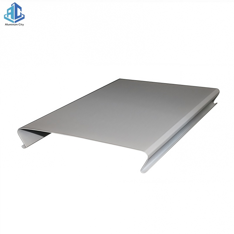 Alumtimes False Ceiling U-Shaped Wood Pattern Suspended Baffle Ceiling