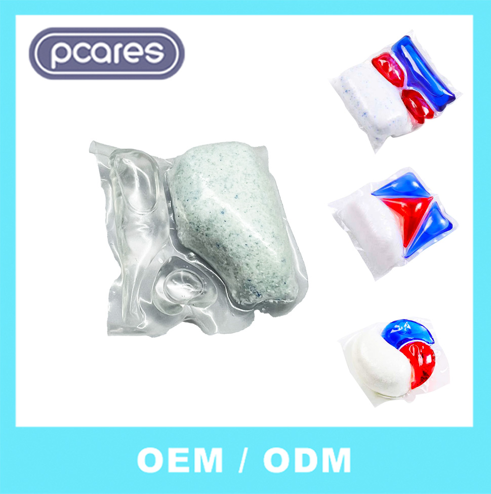 New 5 in 1 Dishwashing Detergent Pods 14PCS Eco-Friendly Dishwasher Tablets Automatic for Household Dishwashers Powder