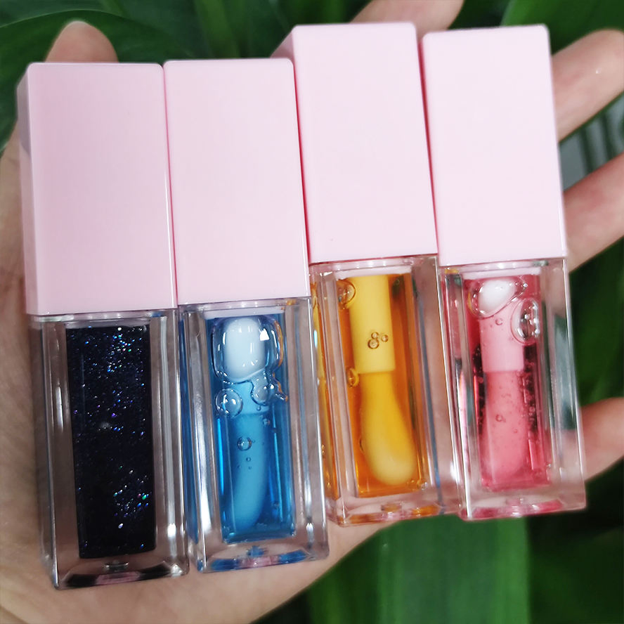 Custom Logo Moisturizing Clear Private Label Plumping Colour Changing Lip Oil