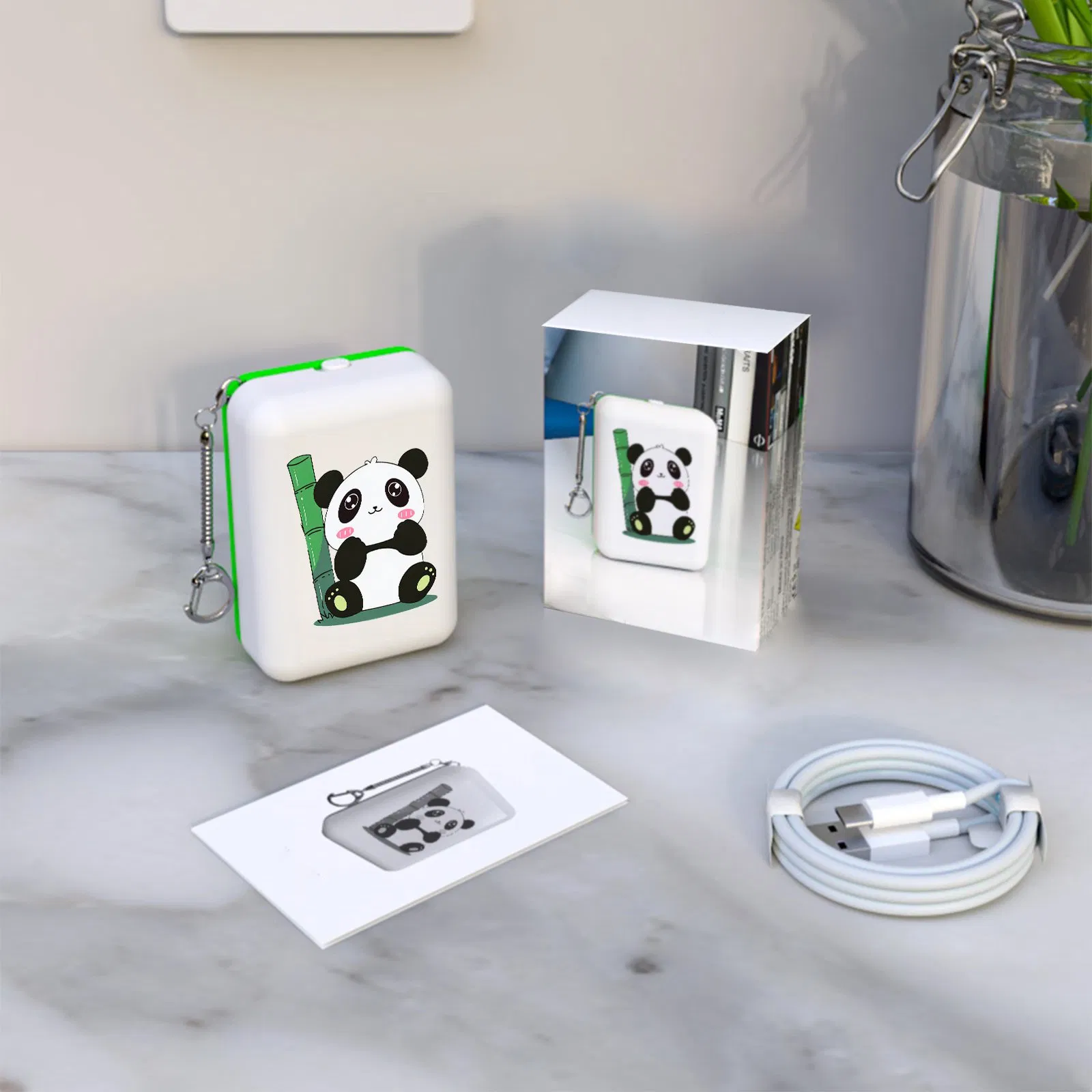Брелок-фонарик Panda K12, перезаряжаемый