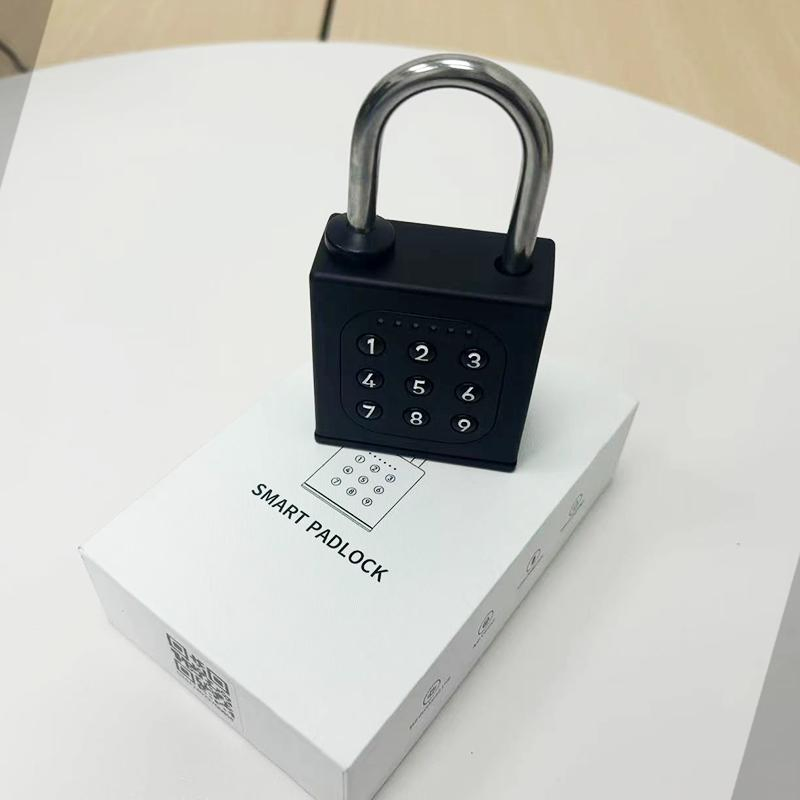 Big Fingerprint Padlock Smart Lock with USB Charging for Boxes and Transportation