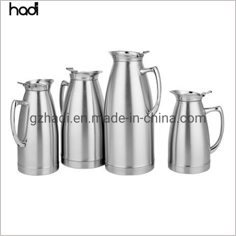 Buffet Equipment Catering Commercial Hot Sale Wholesale Price Buffet Water Jup Stainless Steel Water Pot Silver Turkish Arabic Coffee Pot with Warmer