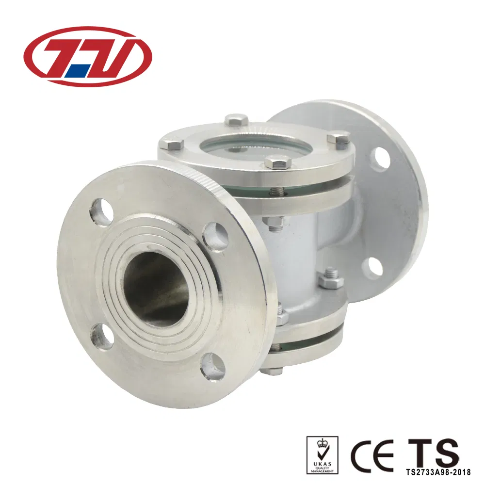 Stainless Steel High Pressure Double Window Borosilicate Sight Glass for Tank