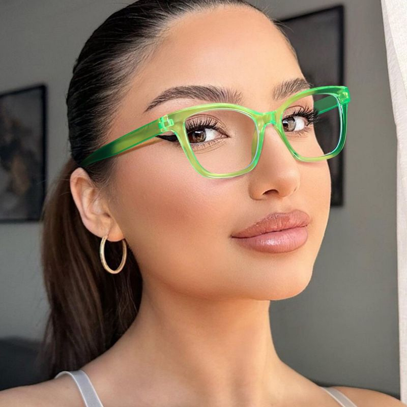 Women's Colorful Series Eyeglasses, Anti-Blue Light Prescription Glasses