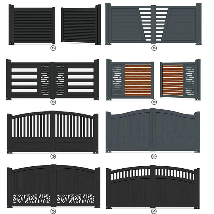 Latest Main External Gates Desiqns Aluminium Automatic Driveway Gates