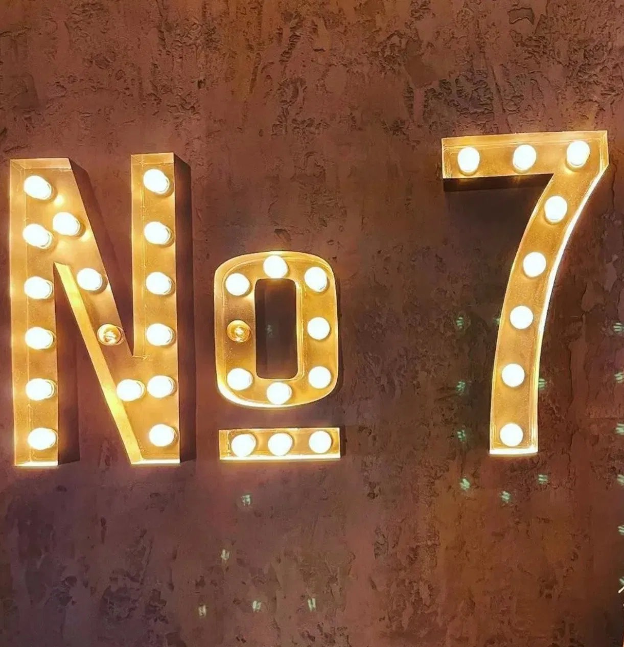 Durable Polymer LED Bulb Light Signs with High Brightness Features