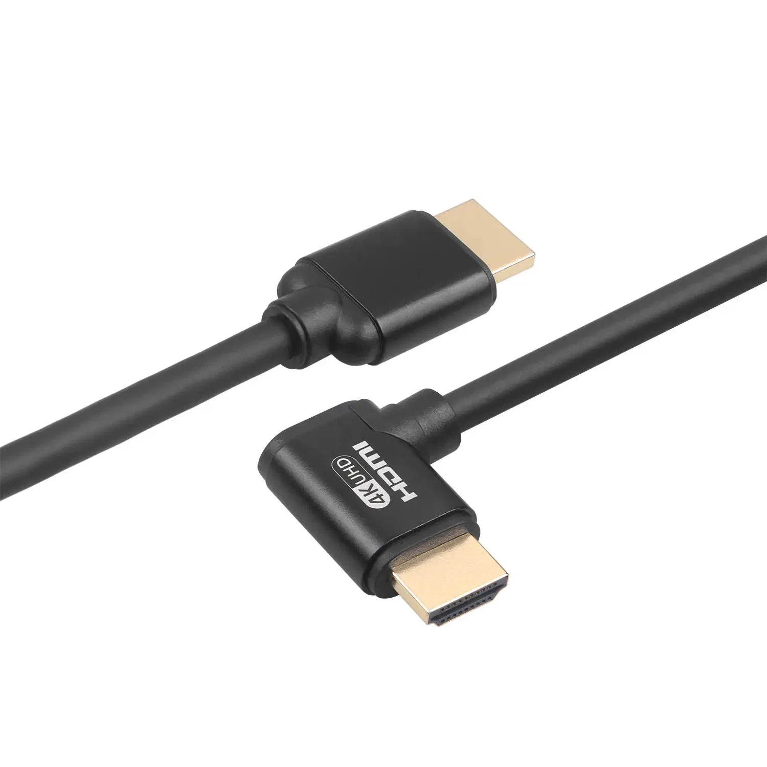 Right Angle 270 Degree to Vertical Right HDMI 2.0 Cable, Support 4K 18g 3D Video, Ethernet, Arc