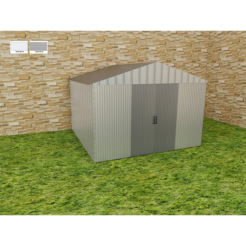 Patio Metal Shed, Lockable Garden Shed for Outdoor Backyard Patio Storage