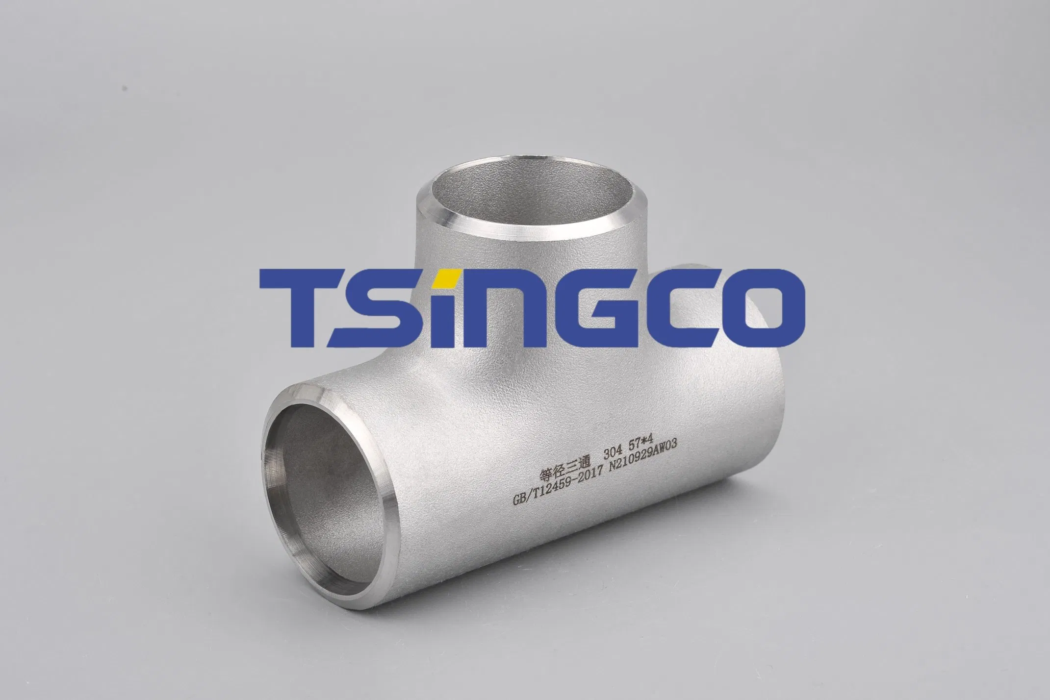 304 Stainless Steel Seamless Tee, 1000psi for Irrigation & Vending Machine