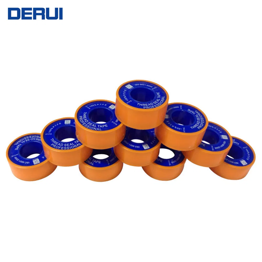 Building Sealing Material PTFE Plastic Plumbing Water Piping Thread Seal Tapes