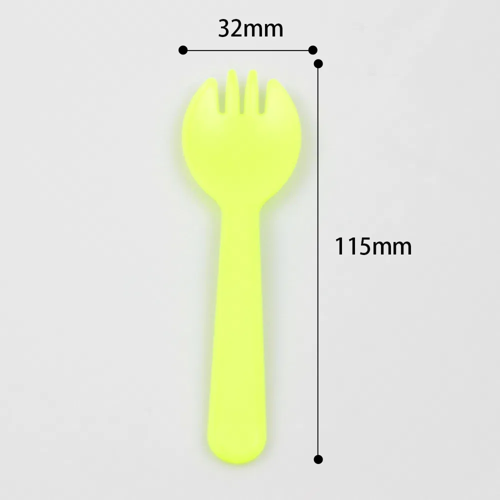 Colorful Disposable Cutlery Pink 115mm Cake Knife Party Supply