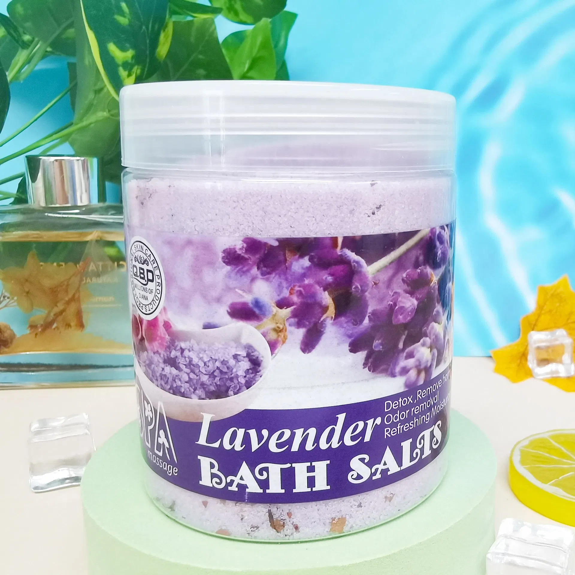 Organic Pure Body Scrub Whitening Sea Salt Sugar Exfoliator Foot SPA Care