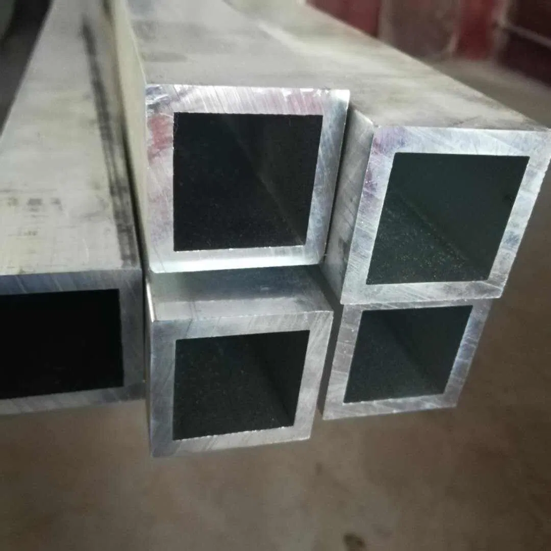 China Supplier 6061 T6 Square Rectangular Aluminum Hollow Tubes