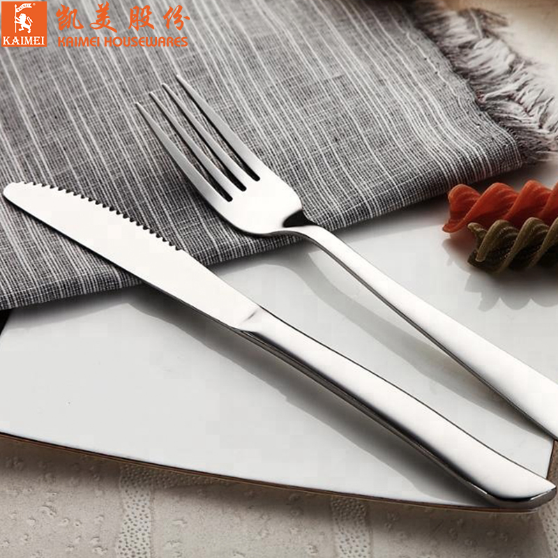 High End Food and Tableware Service Fork Spoon Knife Stainless Steel Tableware Set