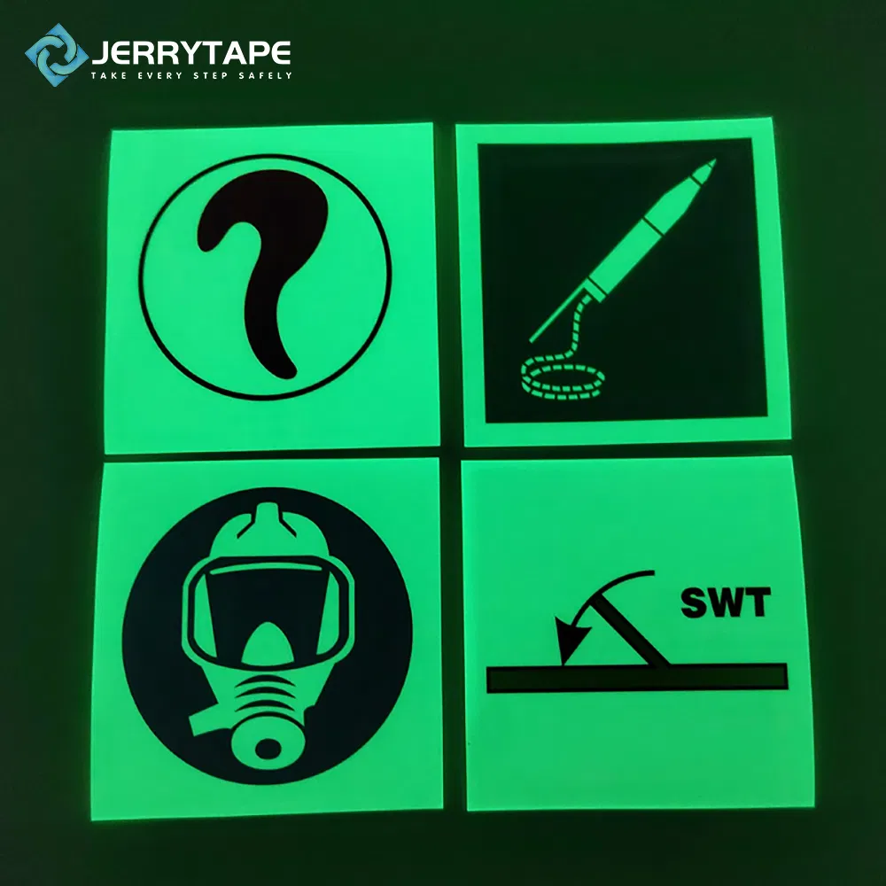 Imo Maritime Luminous Markings, Marine Luminous Stickers, Lifesaving and Firefighting Fluorescent Tags, Light Storage Signs