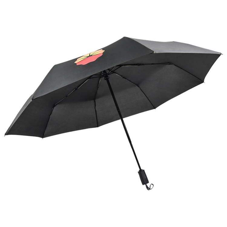 Water-Repellent custom promotional cheap fully automatic Windproof three folding personalized umbrella sun with logo for rain