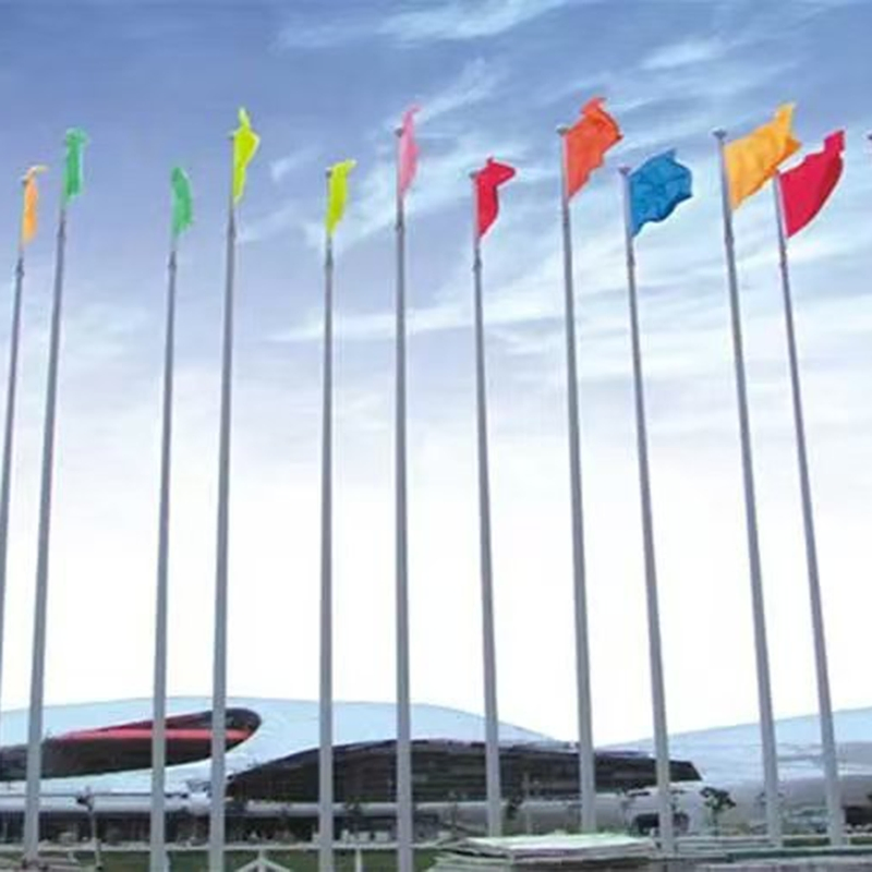 High Winds Commercial Flag Pole 30 FT Heavy Duty Flag Pole