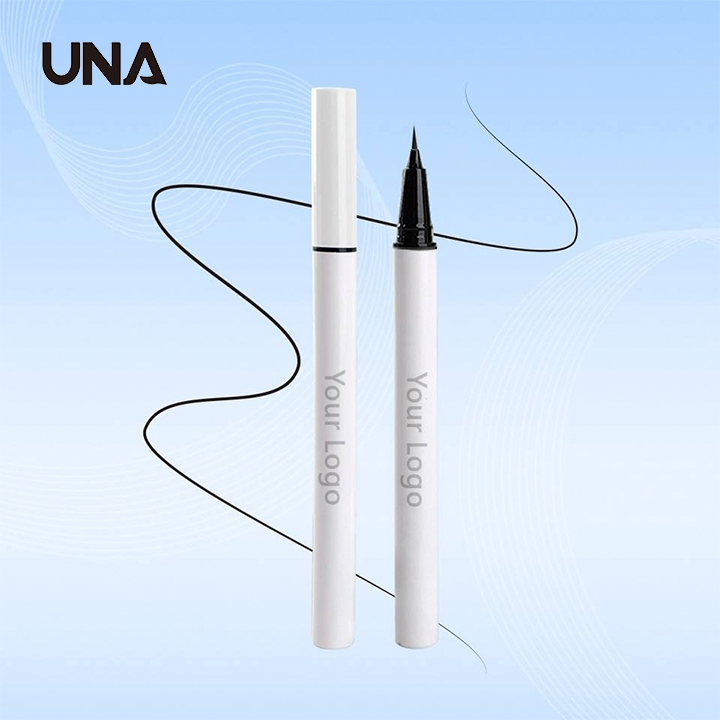 Low MOQ Waterproof Private Label Long Lasting Eye Liner Pencil Makeup Cruelty Free Vegan Black Liquid Eyeliner