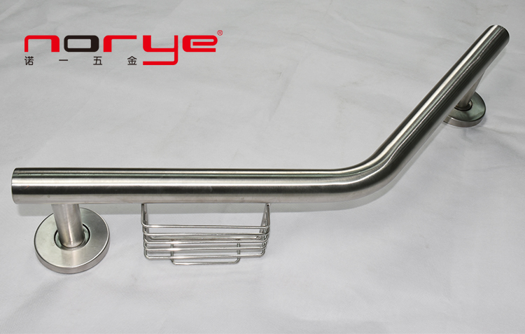 Поручень для ванной с мыльницей из нержавеющей стали 304