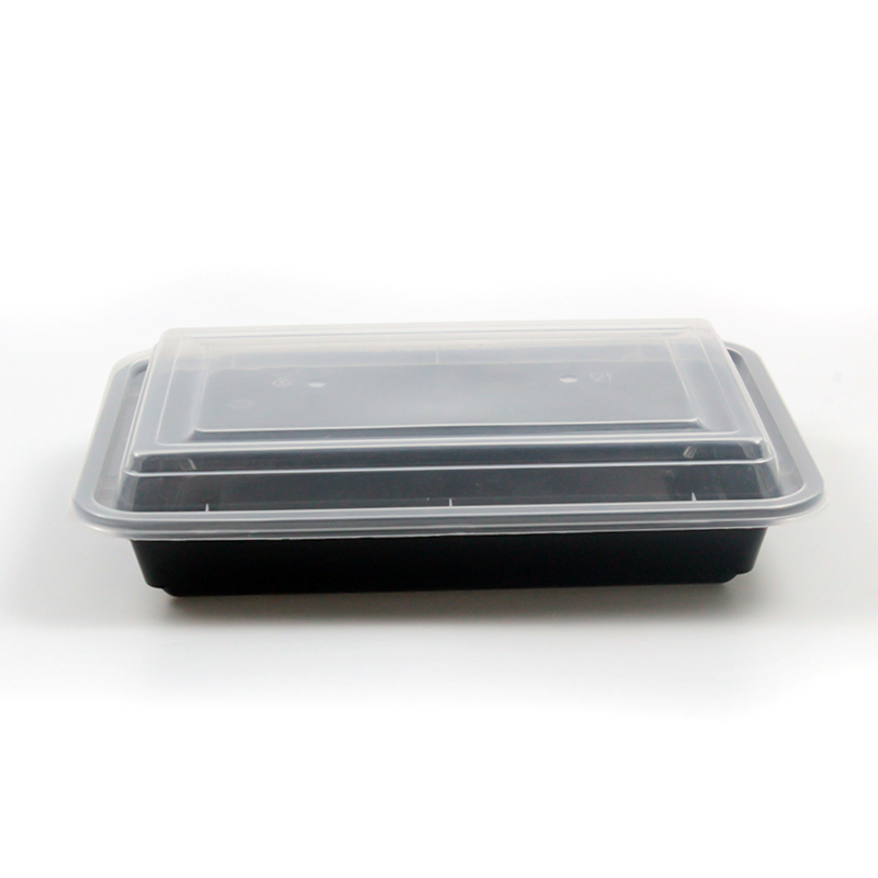 Take-out Custom Printed Disposable PP Plastic Microwave Food Container Lunch Box